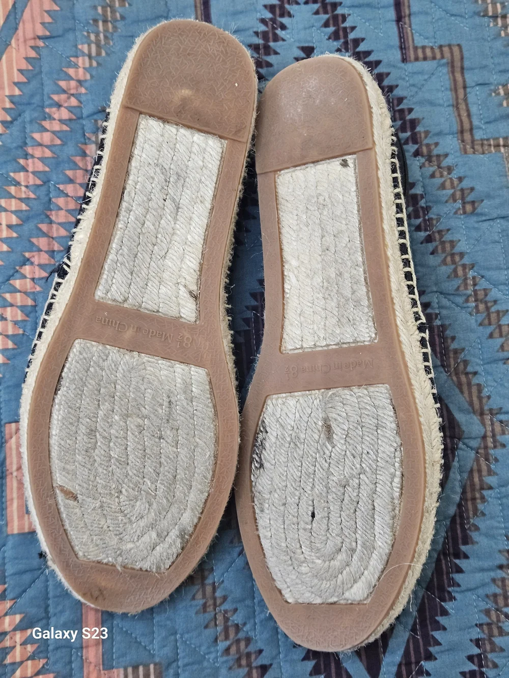 Lauren‎ Ralph Lauren Black Canvas Espadrille Slip-On with White Crest